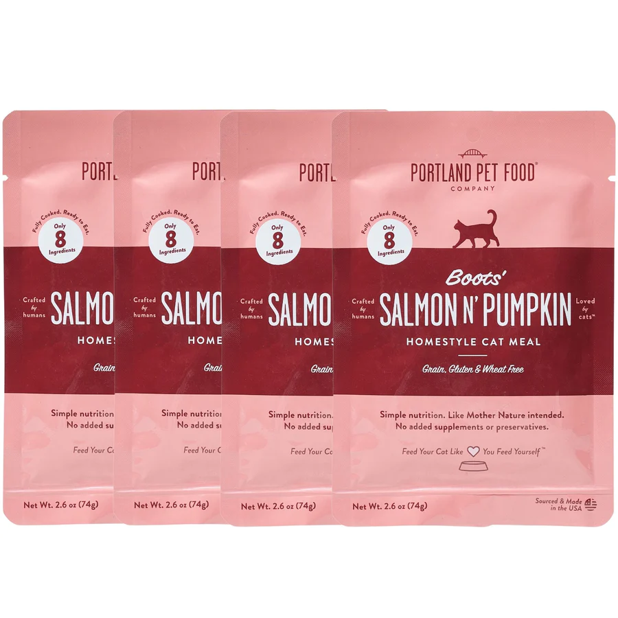 PPF Boots' Salmon N' Pumpkin Homestyle Cat Meal ~ 2.6oz